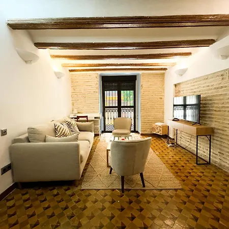 En El Centro Con Terraza Vintage Apartamento