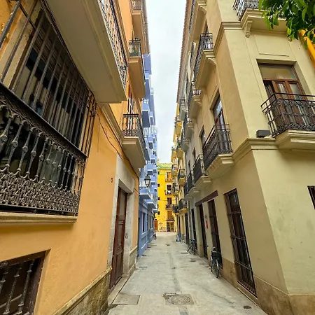 En El Centro Con Terraza Vintage Apartamento Valência